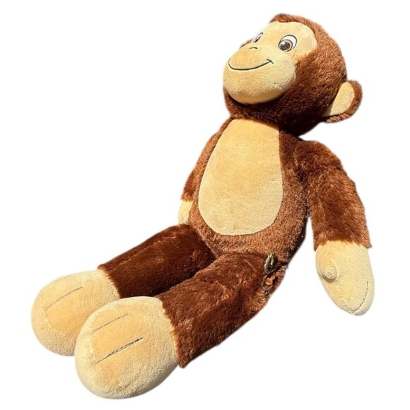 Build A Bear Smile Monkey Chimp Plush Stuffed Security Support Pet Toy - Picture 6 of 16